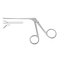 McGee Micro Alligator Forceps Serrated-Left Stainless Steel, 8 cm - 3" Jaw Size 4.0 x 0.8 mm